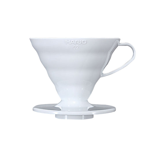 Пуровер Hario V60 02 білий пластиковий для заварювання кави