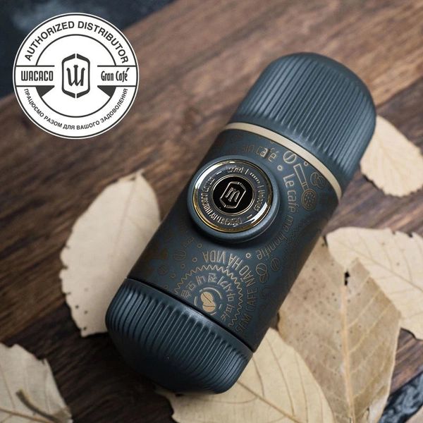 WACACO Nanopresso Dark Souls Grey + Case Портативна еспресо машина Нанопрессо Сіра Темні Душі + чохол WA-16 фото