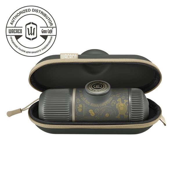 WACACO Nanopresso Dark Souls Grey + Case Портативна еспресо машина Нанопрессо Сіра Темні Душі + чохол WA-16 фото