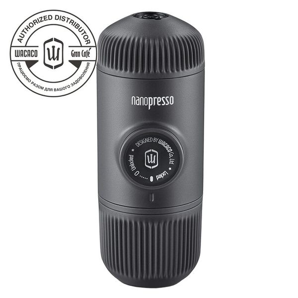 Nanopresso Grey від WACACO® Портативна еспресо машина Нанопрессо сірий + чохол WA-04 фото