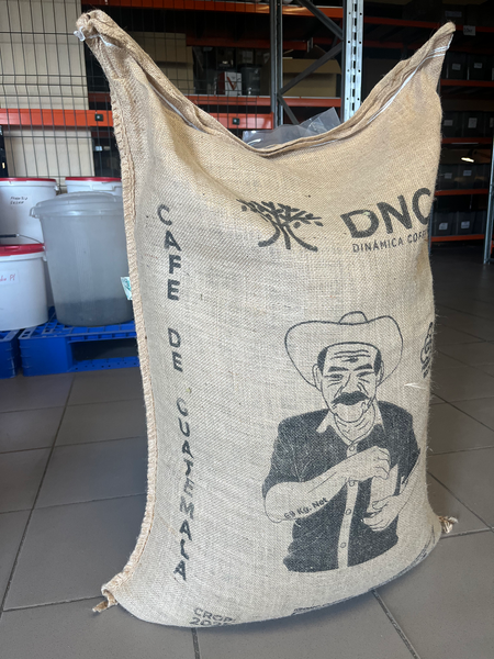 Джутовий мішок зеленої кави Гватемала Марагоджип DNC Cafe de Guatemala 60 кг, Gran Cafe