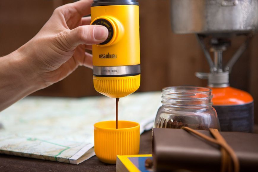 WACACO Nanopresso жовта з сумкою WCNPYL фото