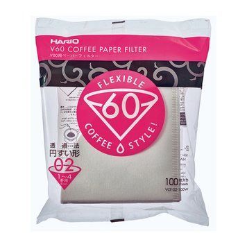 Паперові фільтри HARIO V60 02 білі 100шт